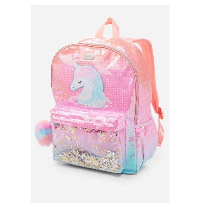 Original Tas Justice Unicorn Backpack Ransel Tas Sekolah e disigrosir