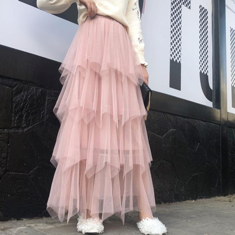 Korean Pointed Cake Tutu 4 Layer Skirt Premium 9619 ( Rok Tutu 4 Susun Kue Lancip )