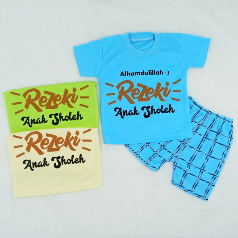 Pakaian Anak Laki-laki size 0-12bulan / Baju Setelan Anak Cowok / Baju Bayi / Baju Anak Soleh