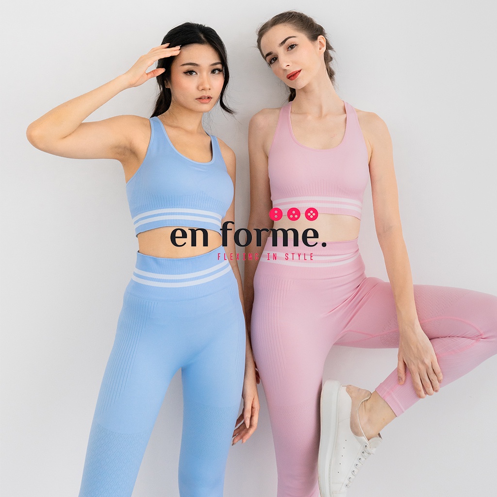 ENFORME - GAIA SET - Seamless Sport Wear Fitness Set Clothing Yoga Women Gym Clothes Set