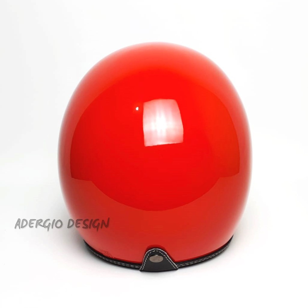 THINOS Helm Bogo Dewasa Solid Merah Glossy