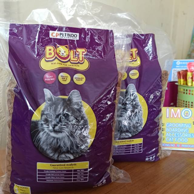 Bolt cat makanan kucing 800g