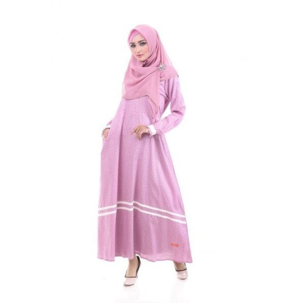BAJU MUSLIM GAMIS SYAR'I NIBRAS NS 13 (XS, S, M, L, XL)
