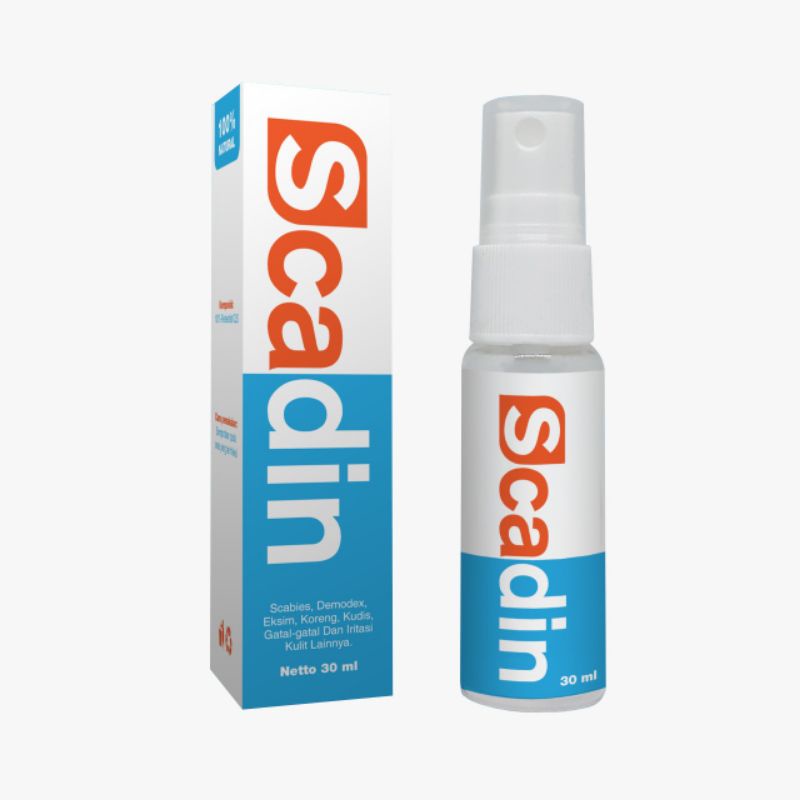 Scadin Spray 30ml Spray Obat Demodex Scabies Jamur Kucing Anjing