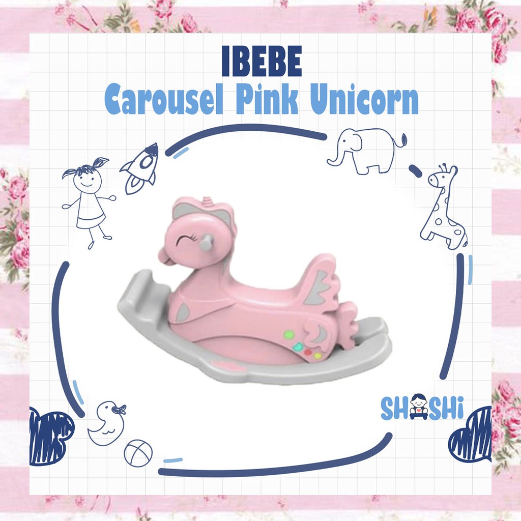 Sewa  Ibebe Carousel Pink Unicorn