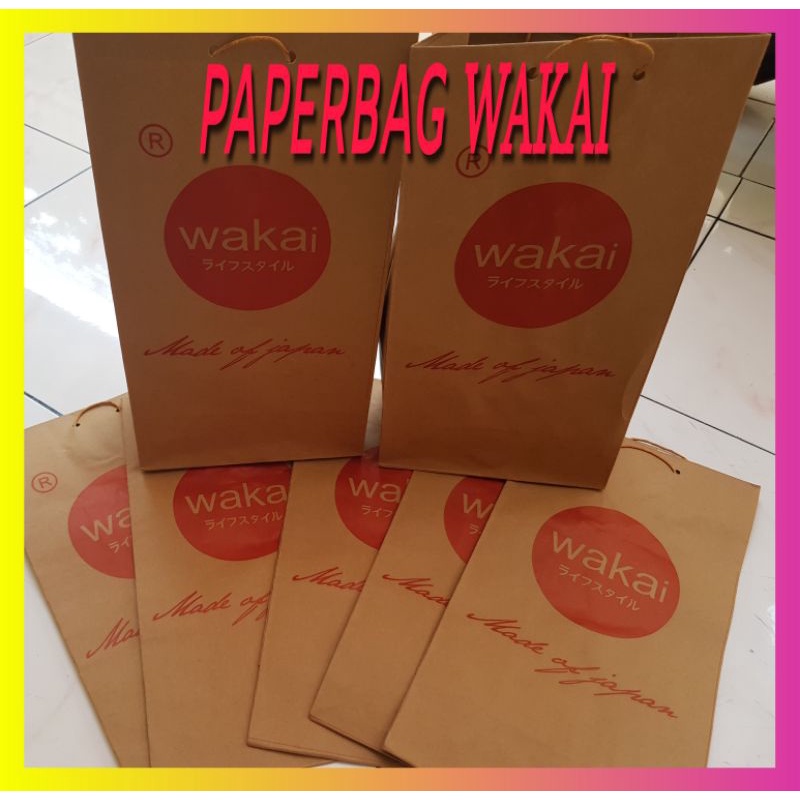 JUAL PAPERBAG WAKAI KANTONG SEPATU HARGA 1PIS