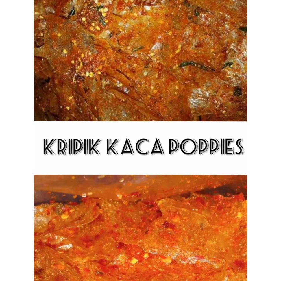 

Keripik kaca / Keripik beling / Kripca pedas daun jeruk 110gr