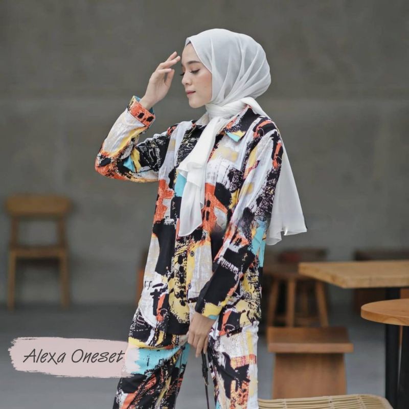 SALE PROMO SETELAN RAYON SASYA //SASYA SET POLKA//RAYON TRENDY(1KG MUAT 4PCS)