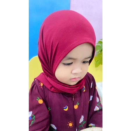 MARYAM Hijab Segitiga Instant 1-9thn / Jilbab Anak SDS Kids