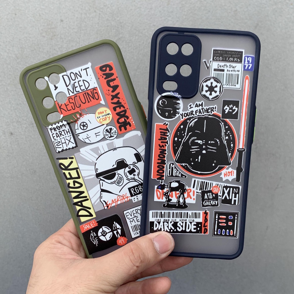 CASE STAR WARS OPPO A3S  A5 A95 A9 2020 A15 A15S A31 A52 A92 A53 A33 A74 5G A1K  4G F11 PRO RENO 3 4 4F 5 5F 6