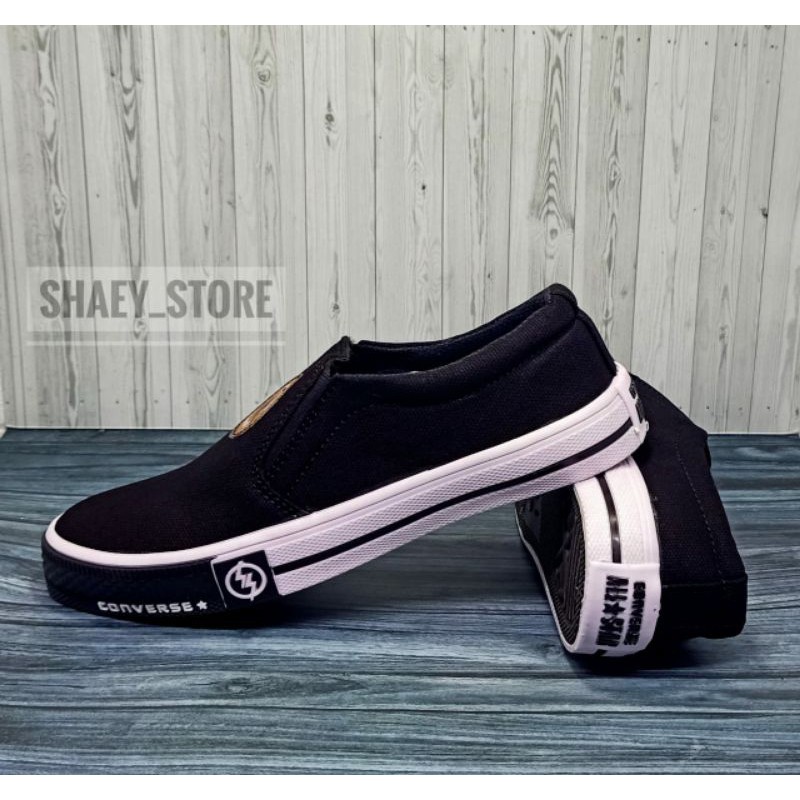 Converse Slip on Sepatu Pria Sneaker Casual Sport Pria Wanita Size 36-43