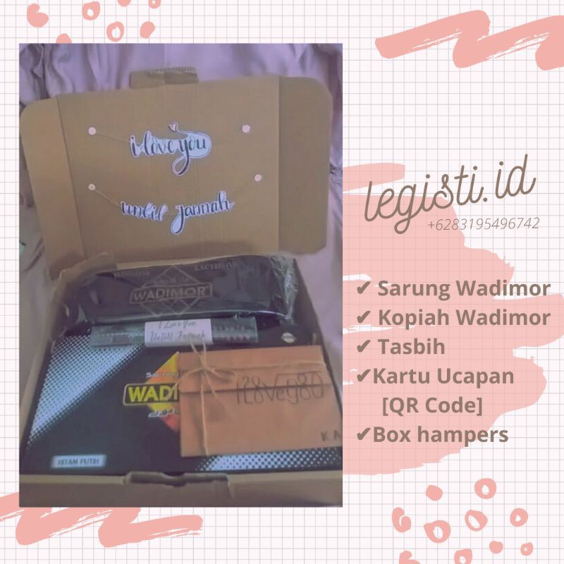 HAMPERS COWOK / GIFT BOX COWO /  HAMPERS SARUNG / GIFTBOX SARUNG /  HAMPERS WADIMOR /SARUNG WADIMOR