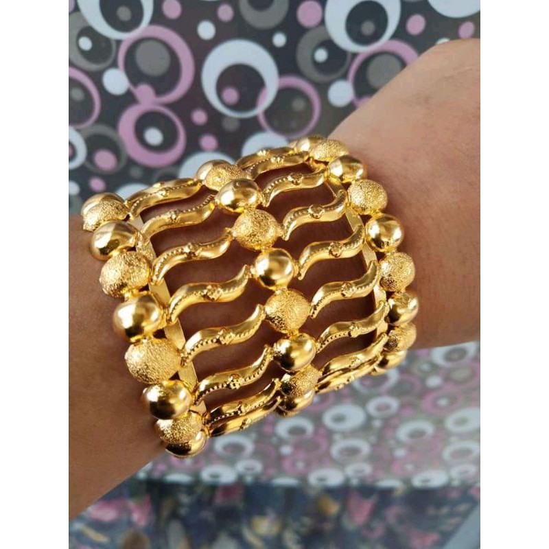 gelang lapis emas/kw emas ori