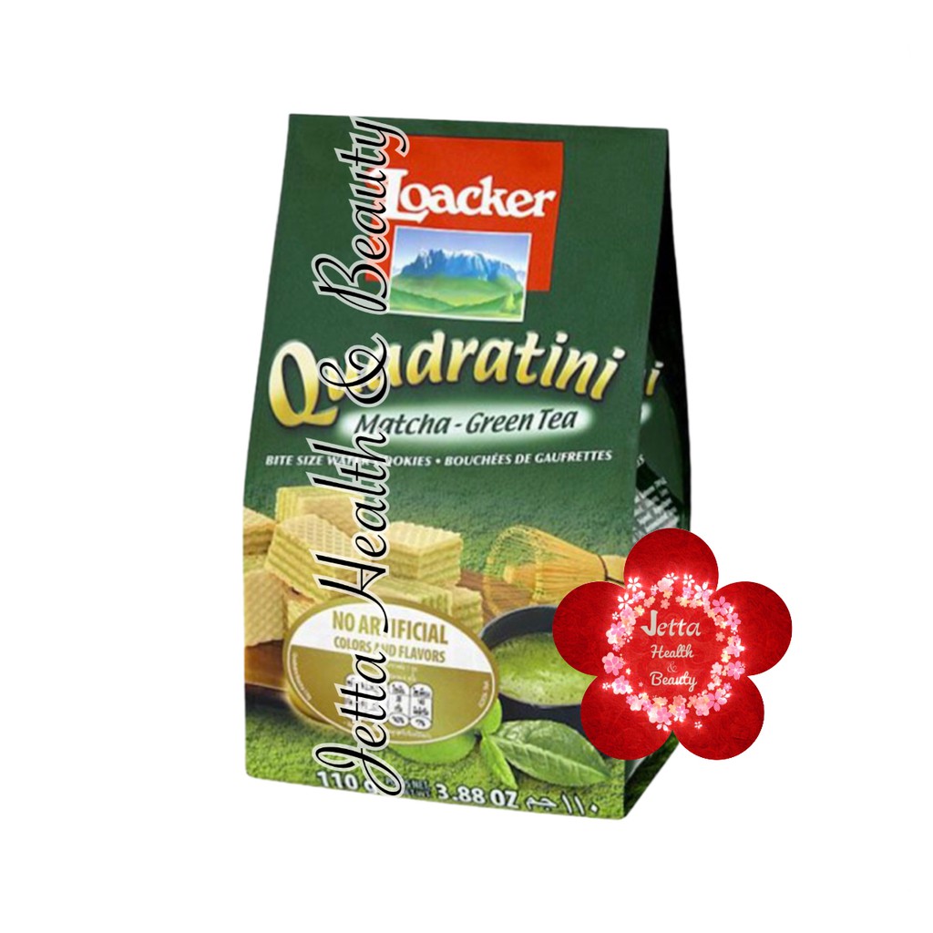 

Loacker Quadratini Wafer Matcha Green Tea 110g