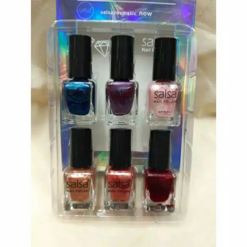 SALSA KUTEK SERI GLAM 6 PCS