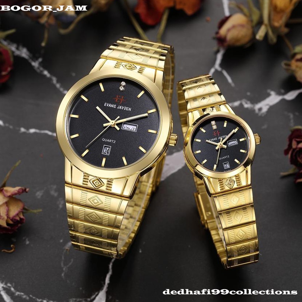 JAM TANGAN COUPLE EVANS JAYDEN ORIGINAL WATERRESISTANT