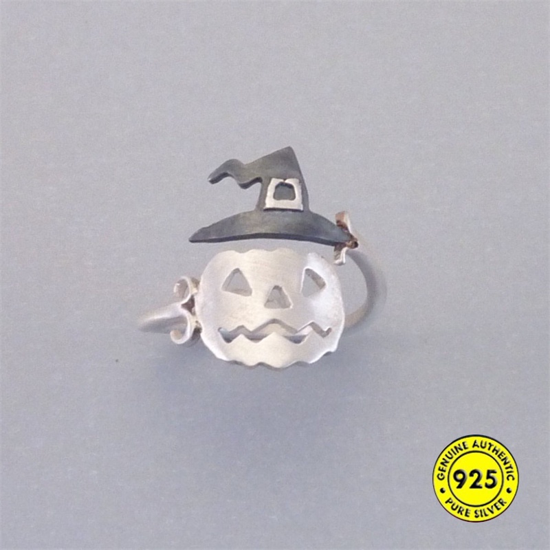 Set Anting Cincin Model Terbuka Untuk Ornamen Halloween