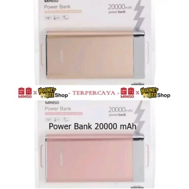 Powerbank Miniso japan quality 20000 original terlaris