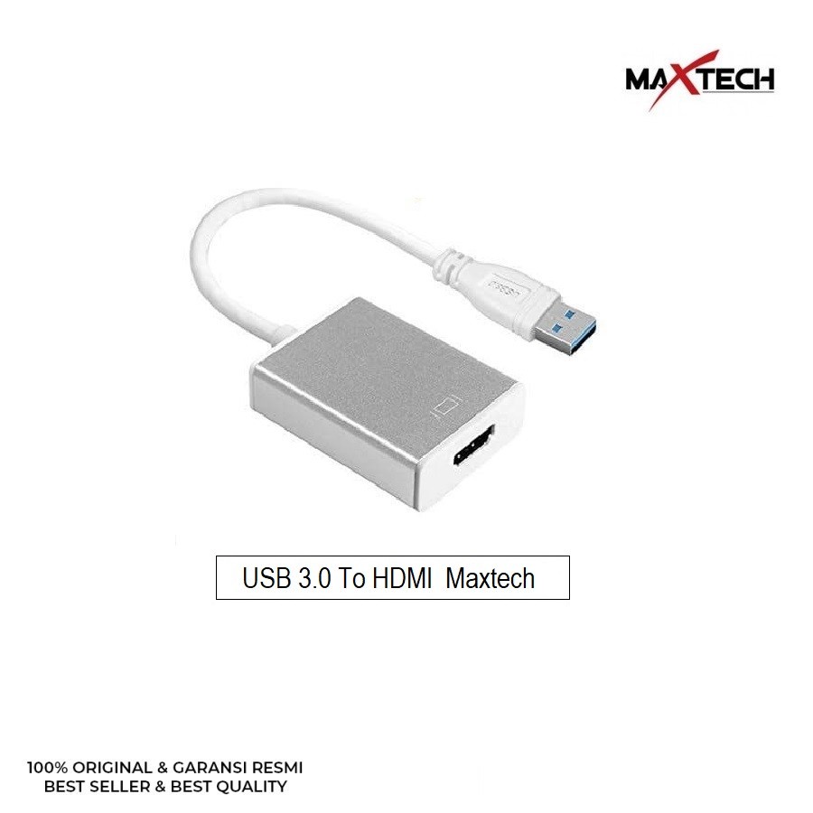 USB to HDMI Maxtech Kabel konverter Usb 3.0 to hdmi female adapter