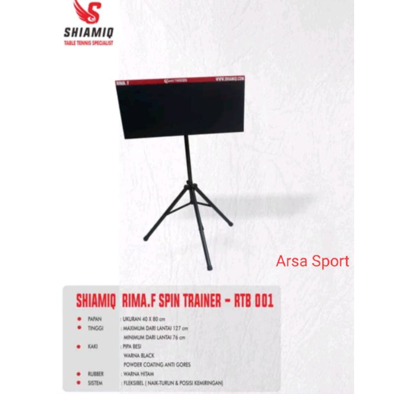 Return Board Shiamiq RTB 001 002 Spin Trainer Rima Papan Latihan Pingpong Tenis Meja