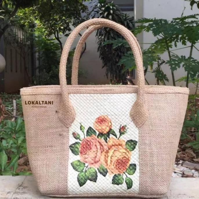

Tas Goni Laminasi ZIPPER-RITSLETING/ Hand Bag Wanita/Tas goni Vintage