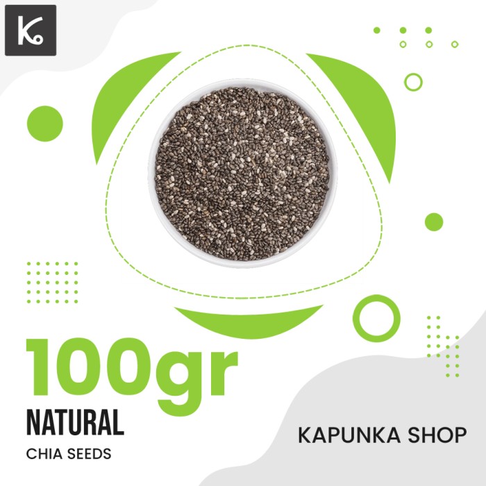 

Black Chia seed 100gr/biji Chiaseed