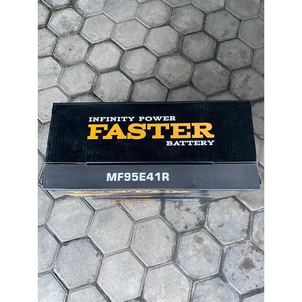 Aki kering 100ah merek faster import korea