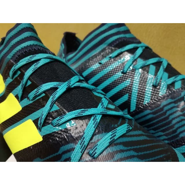 Sepatu Bola / Soccer Adidas Nemeziz 17.1 Ocean Storm Blue Black - FG