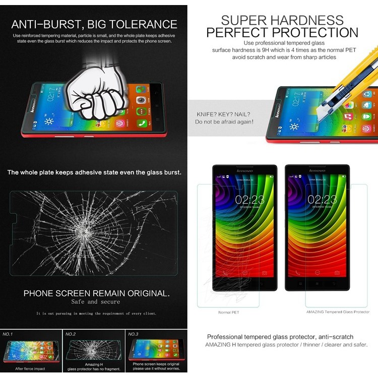 Nillkin Anti-Explosion H Tempered Glass Lenovo P90