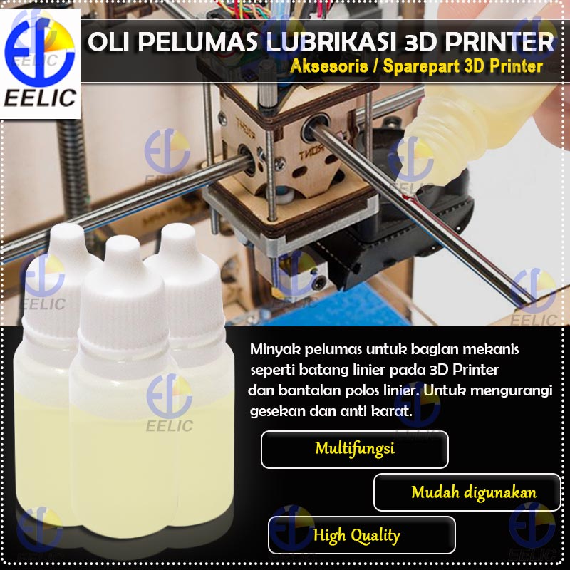 EELIC OPL-10ML Oli pelumas lubrikasi shaft linear leadscrew / mekanikal 3d printer