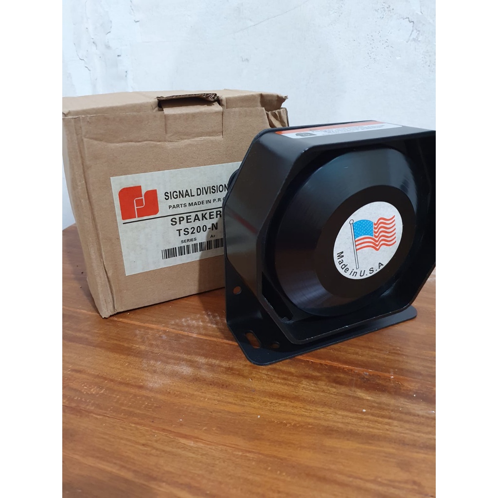 Federal Signal Original Toa Speaker Slim 200w TS200n patwal sirene Toa Sirine Tipis Klakson speaker Toa Polisi 200 watt magnet besar SERINE Horn 200 100 w wat Federal signal spull 66 mm untuk SENKEN LANDUN WHELEN Patwal murni untuk Ambulance Paspamres Res