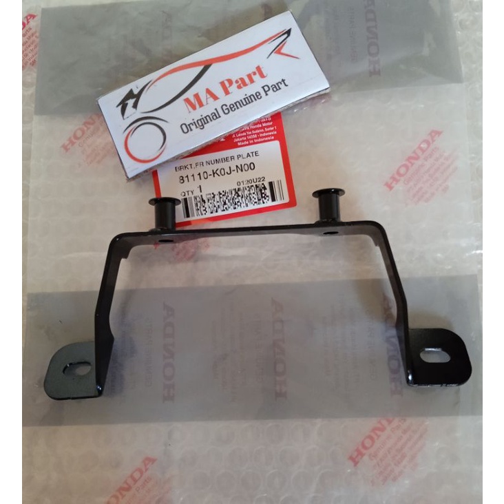 BRAKET BREKET PLAT NOMOR NOMER GENIO 81110-K0J-N00 ORI AHM