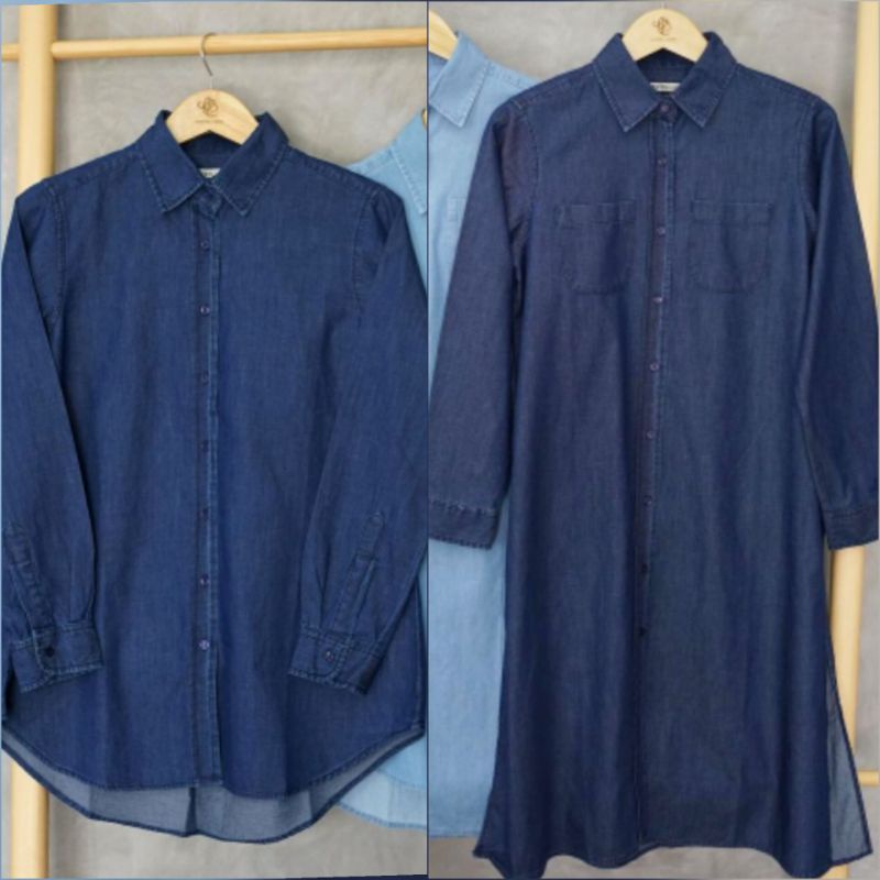 Alika / Jeans tunik & shirt by Heaven Lights