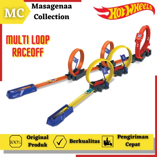 Mainan Lintasan Jalanan Arena Trek Hot Wheels Hotwheels Hotwheel Track Action Multi Loop Raceoff Ori