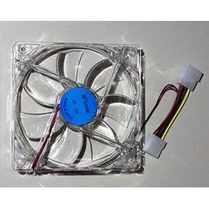 fan casing 12cm neon / transparan