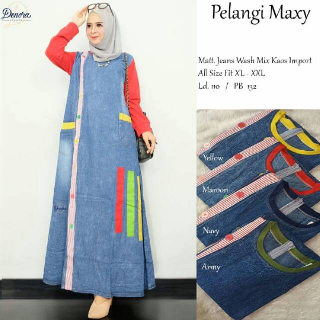 Pelangi Maxy Dress Jeans by Denora
