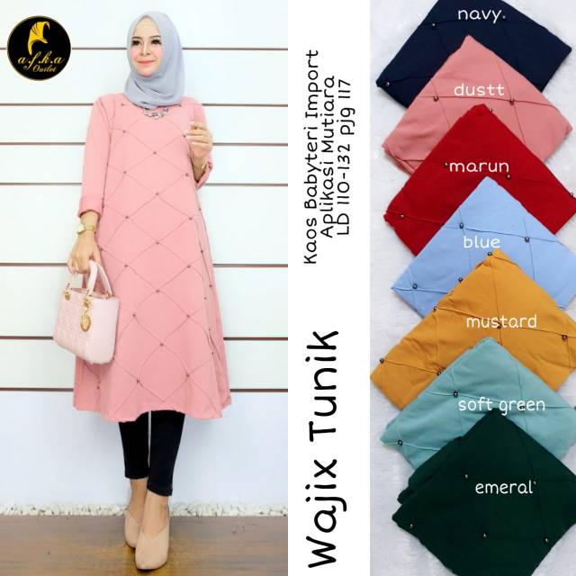 Wajix tunik/tunik ori solo/tuniq/tunik import