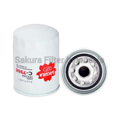 Filter Oli JCB Heavy Equipment Sakura C-7988