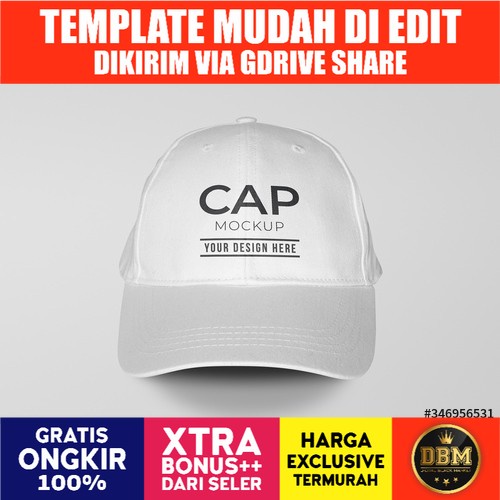 Baseball Sports Cap Mockup - Photoshop