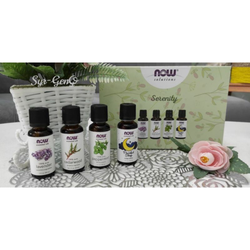 Essential Oil, NOW SERENITY SET, Minyak Essensial Alami Halal