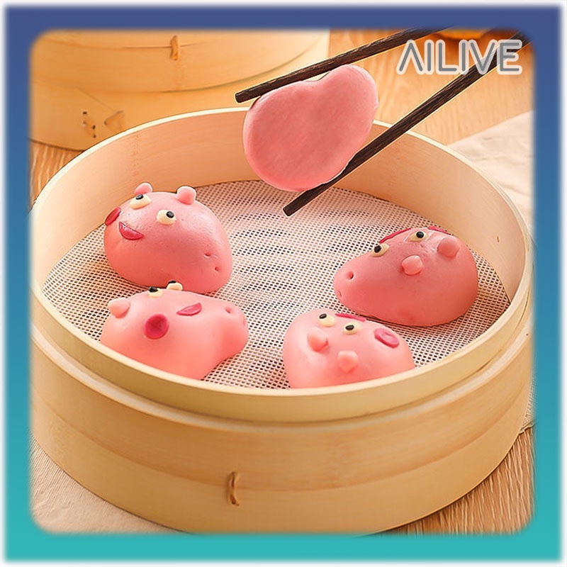 Alas Kukus Dimsum Silikon Anti Lengket / Tatakan Kukusan Dimsum Dumpling Bakpau Siomay