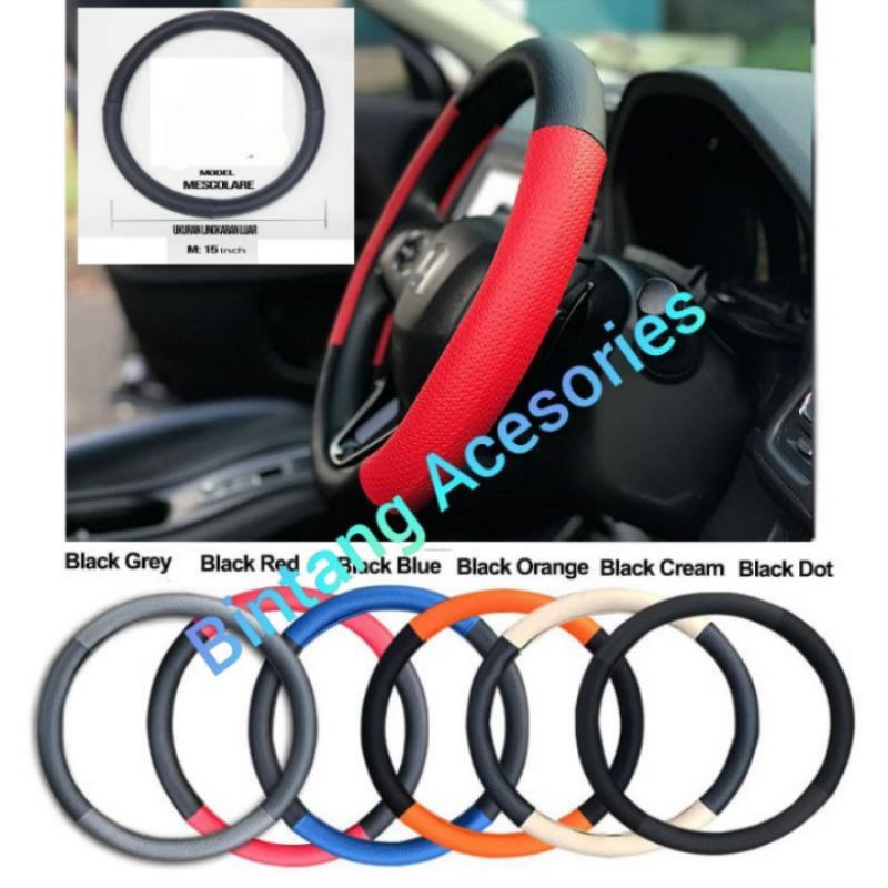 Sarung Stir Mobil VIOS GEN 2 Setir Exlusiv Combinasi Universal