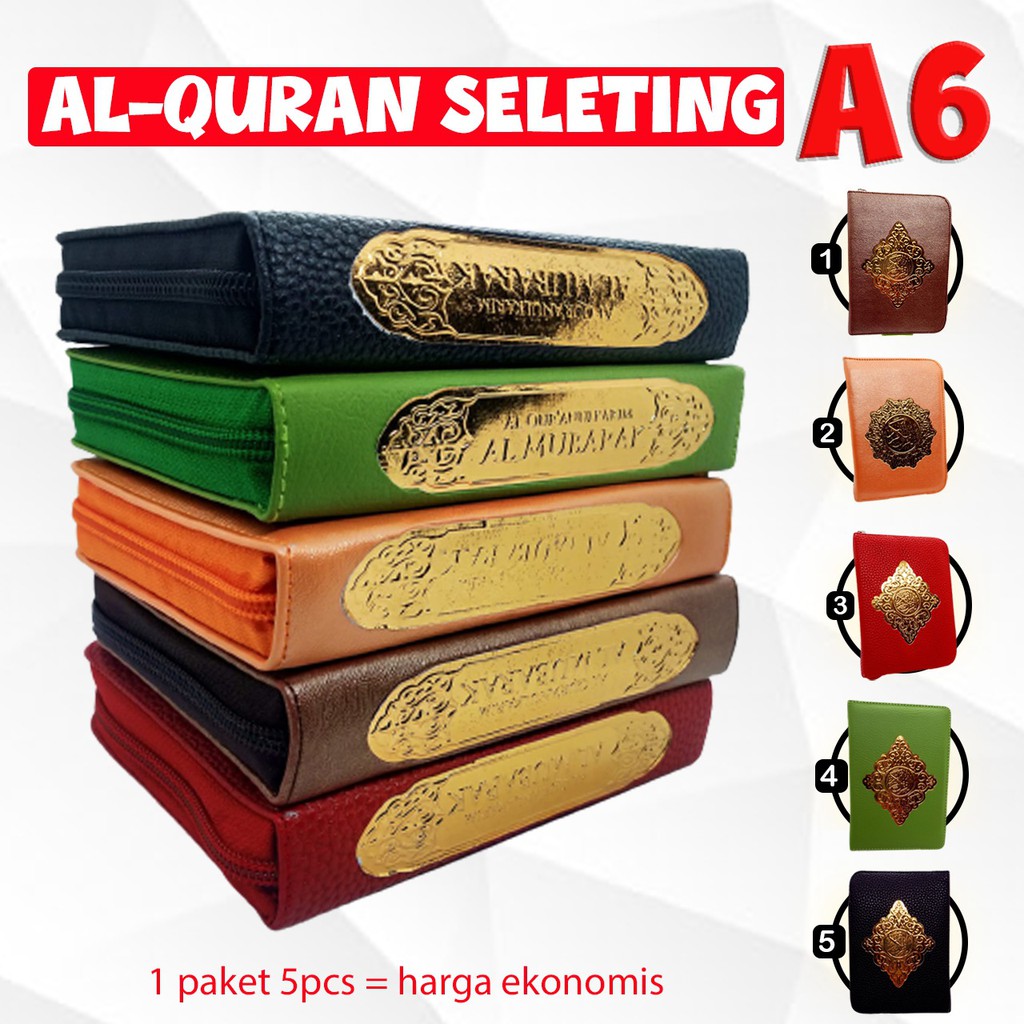 Al Quran Saku Al Mubarak Resleting A6 Isi 5