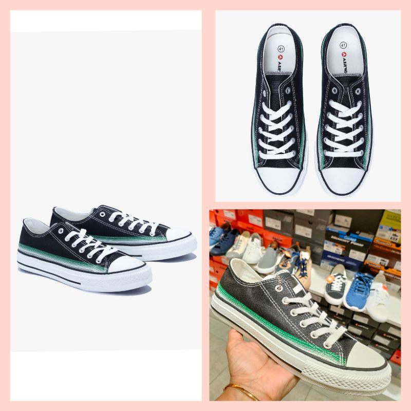 Sepatu Unisex Airwalk Nyla Low Cutt Black