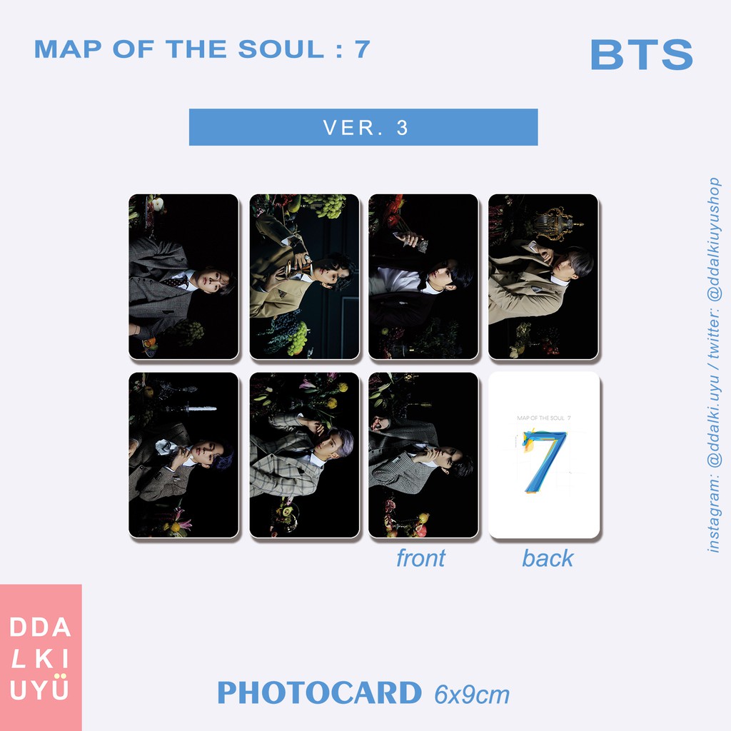 BTS - photocard [MAP OF THE SOUL : 7] ver. 3