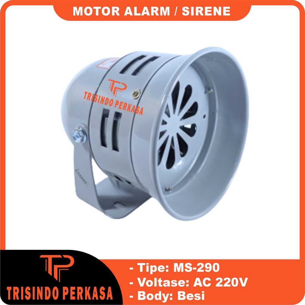 Sirine / Motor Sirene / Alarm Sirene MS 290 MS-290 AC 220V