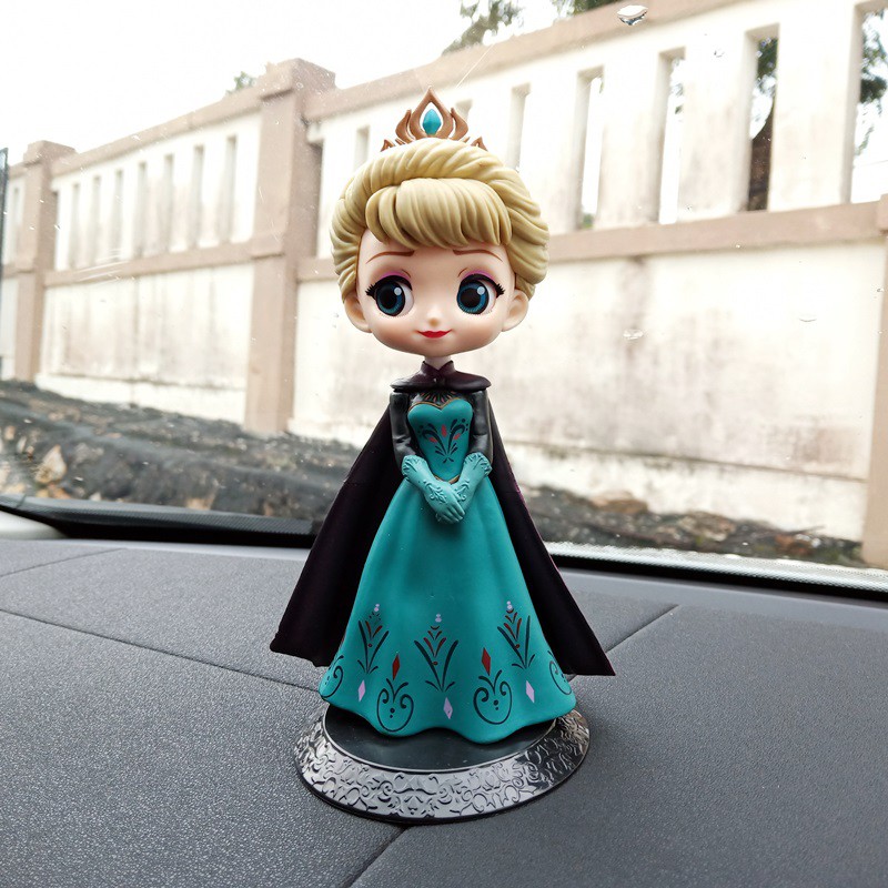 Pajangan Dashboard Mobil Limited Figure FROZEN ELSA PRINCESS dan ANNA ORIGINAL