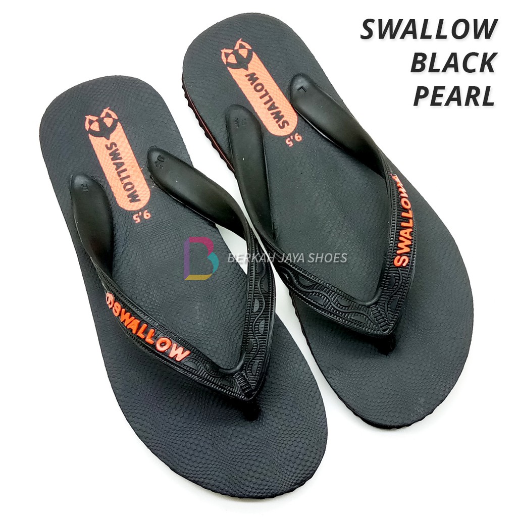 Sandal Jepit Swallow - Sandal Jepit Swallow Hitam (Black Pearl)