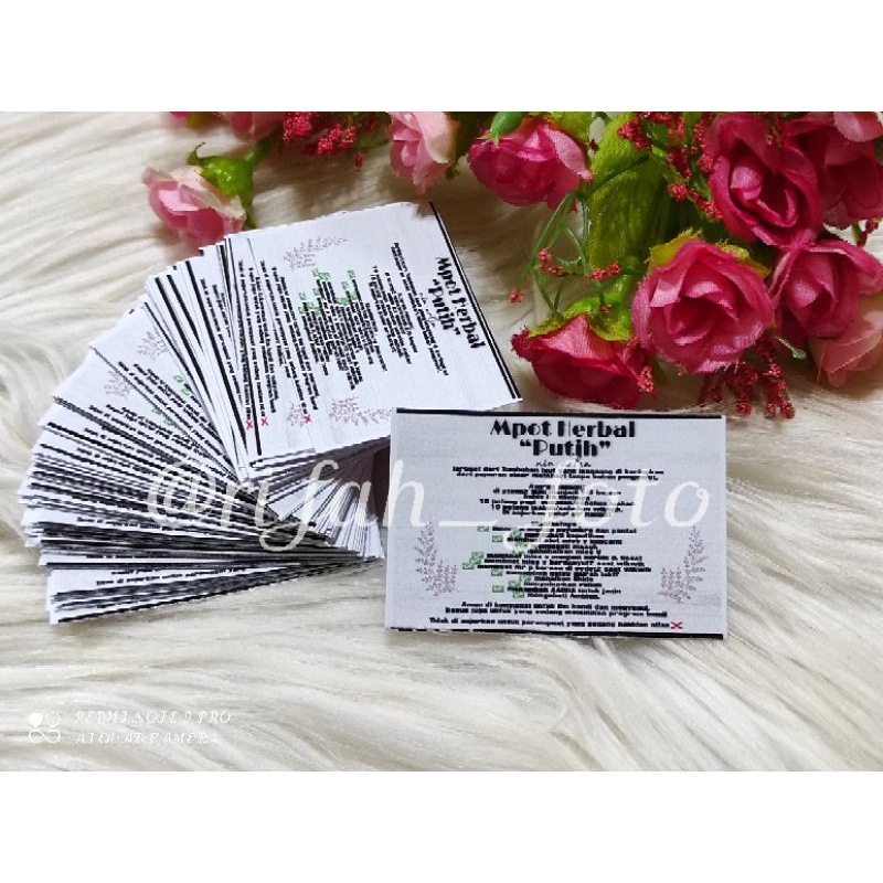 

stiker jamu sesuai req