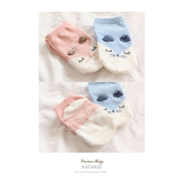 

Colorful fox mid socks